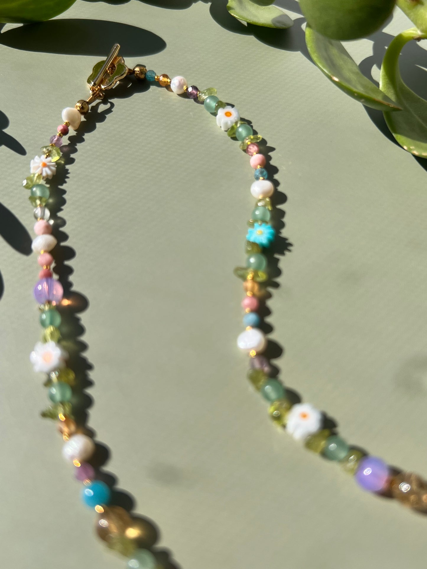 Spring Rainbow Magic Pearl Necklace🌼