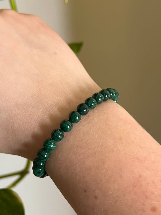 6mm Malachite Bracelet