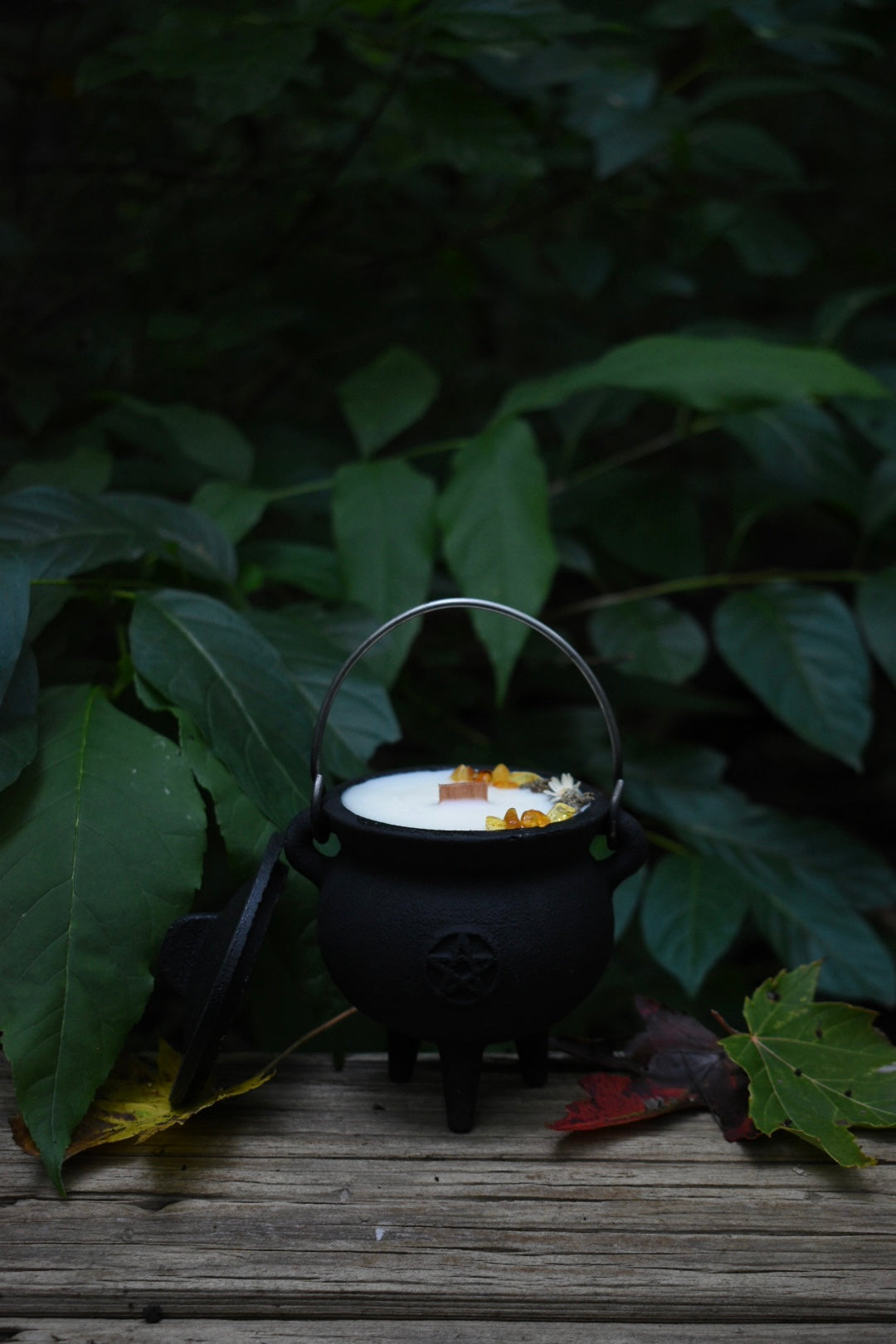 Samhain Spirits Cauldron Candle | Pumpkin + Sandalwood 🎃