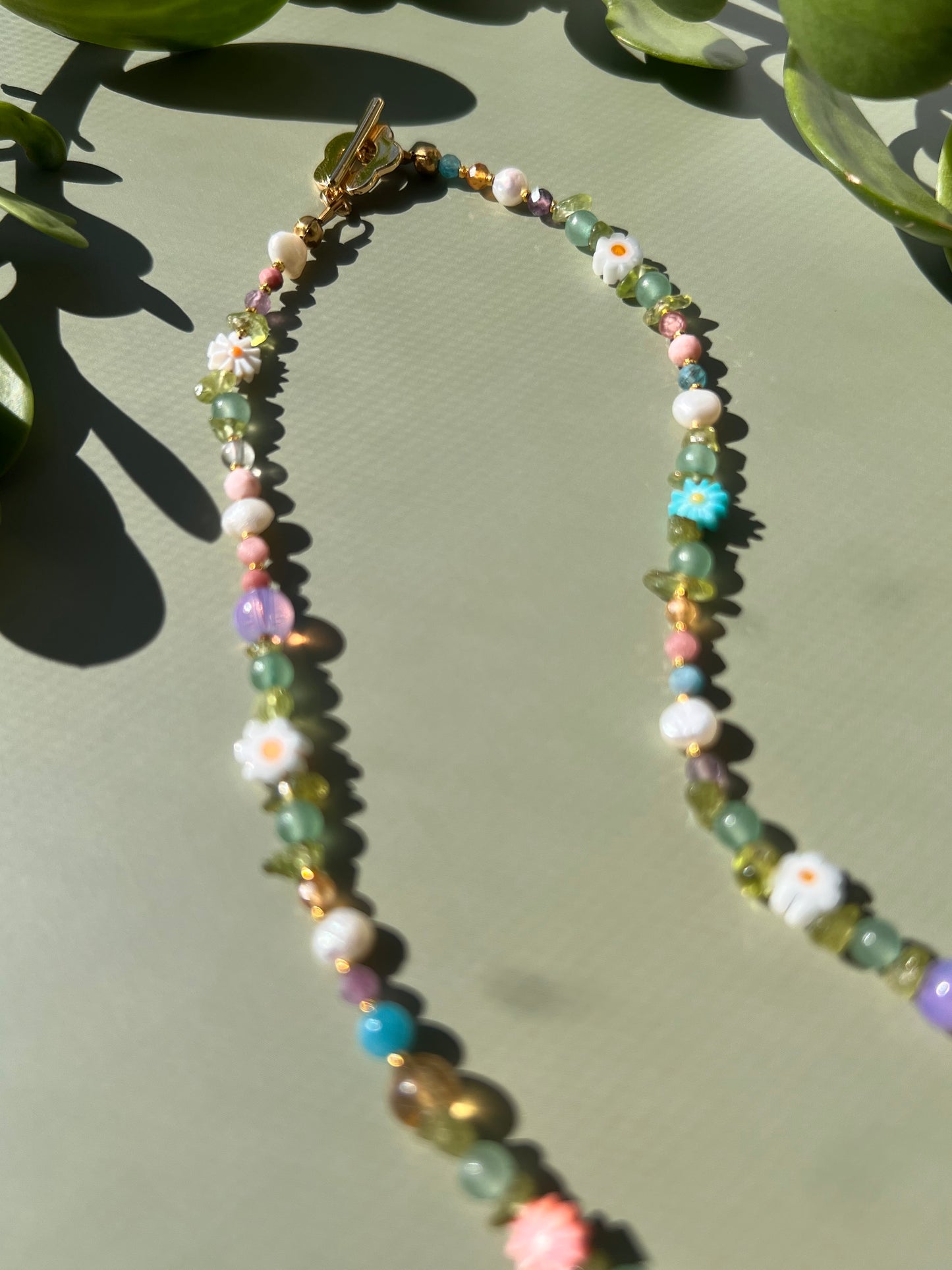 Spring Rainbow Magic Pearl Necklace🌼