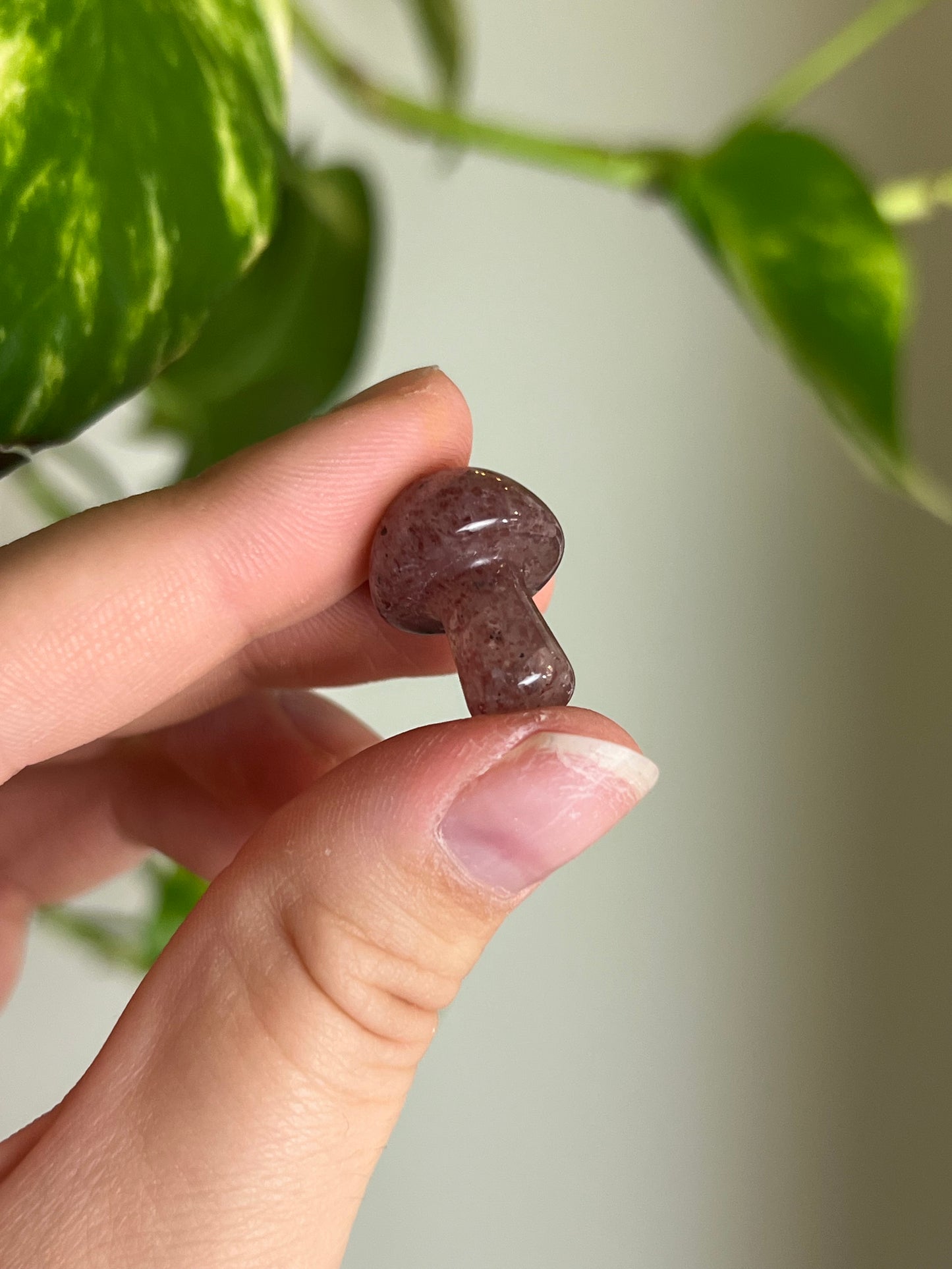 Strawberry Quartz Mini Mushie