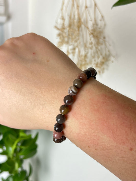 Petrified Wood 8mm Bracelet
