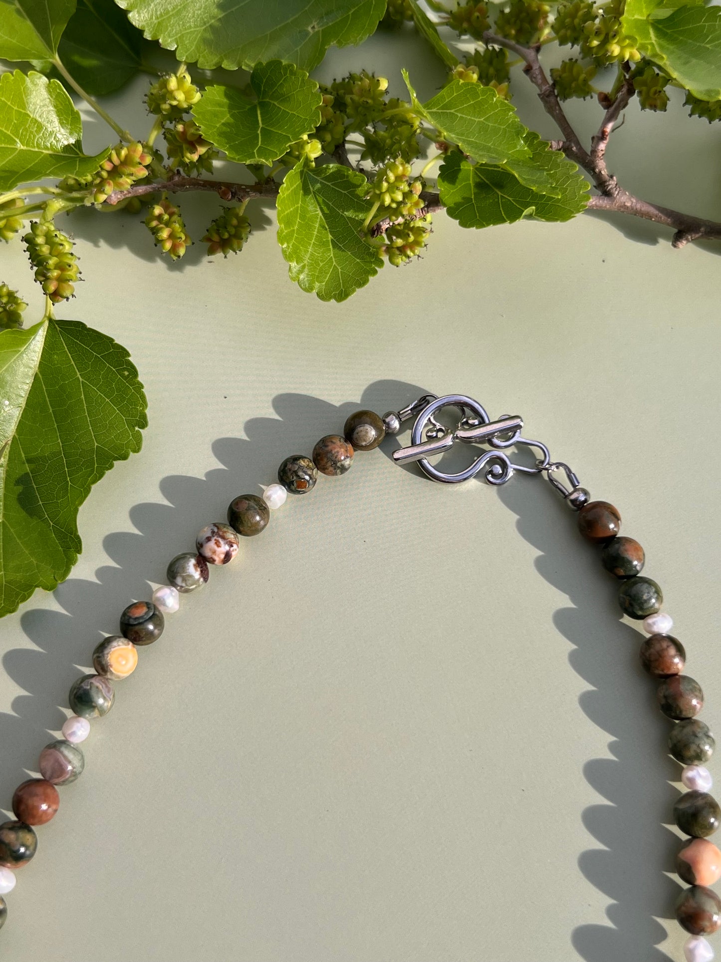 Nature Knows No Binary Necklace - OOAK