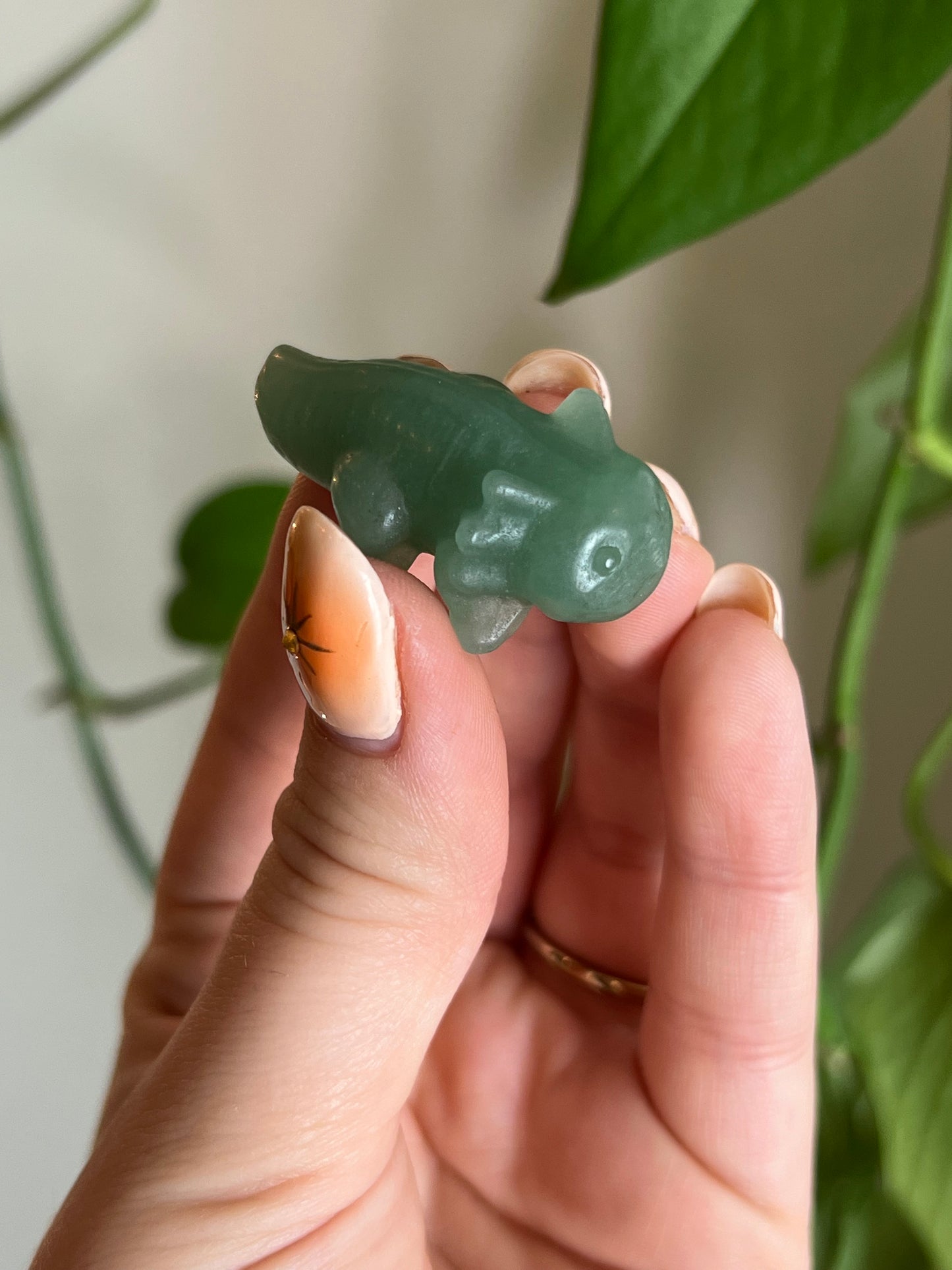 Green Aventurine Axolotl