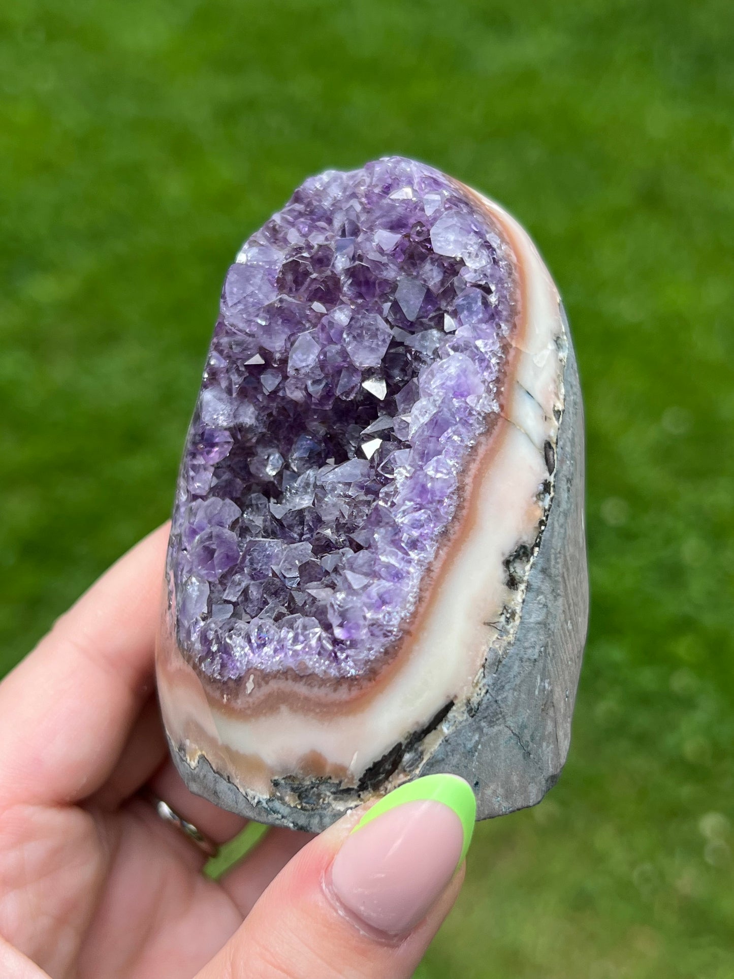Amethyst Cluster Cutbase