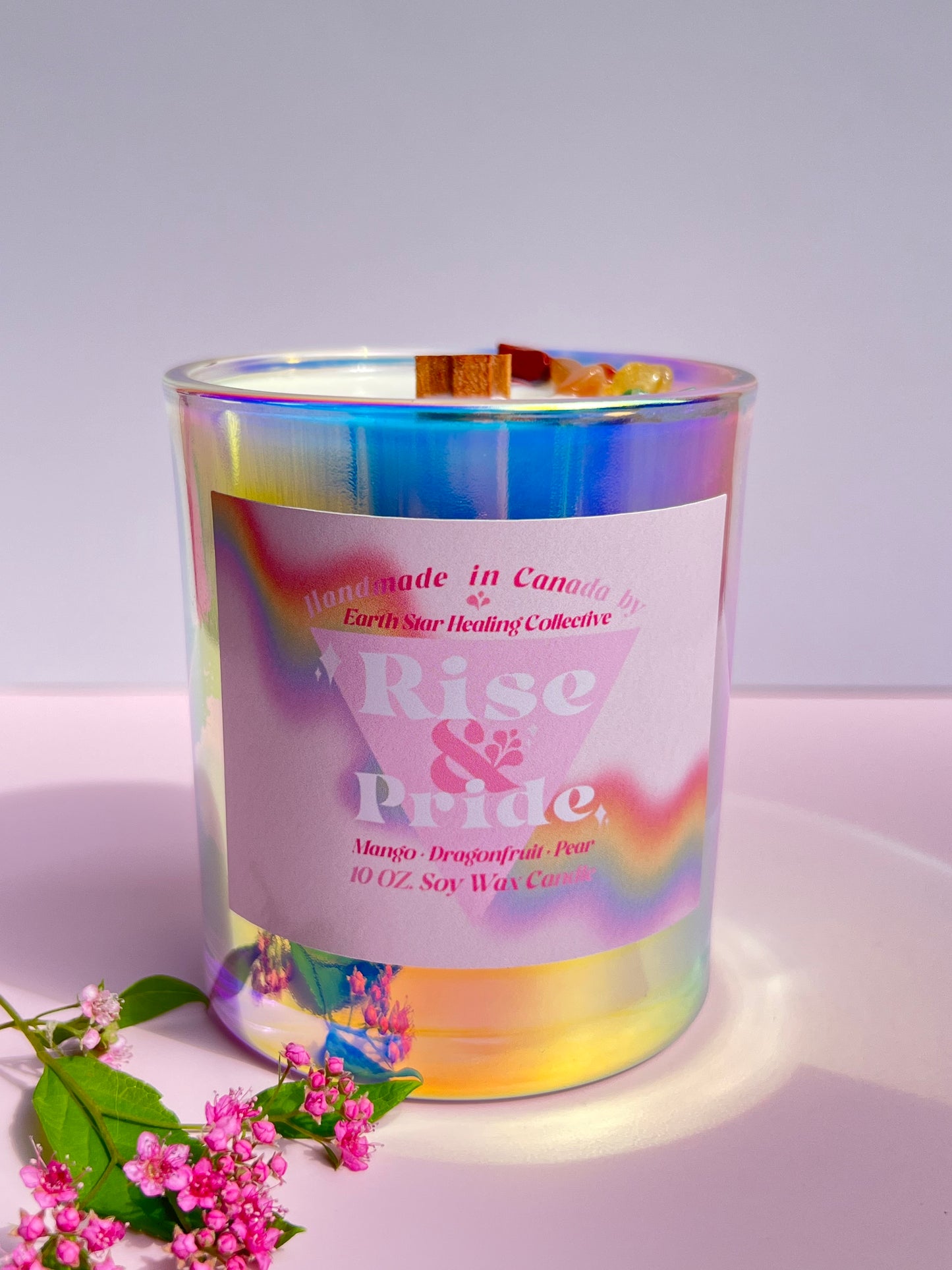 Rise & Pride Luxury Candle 🏳️‍🌈🏳️‍⚧️