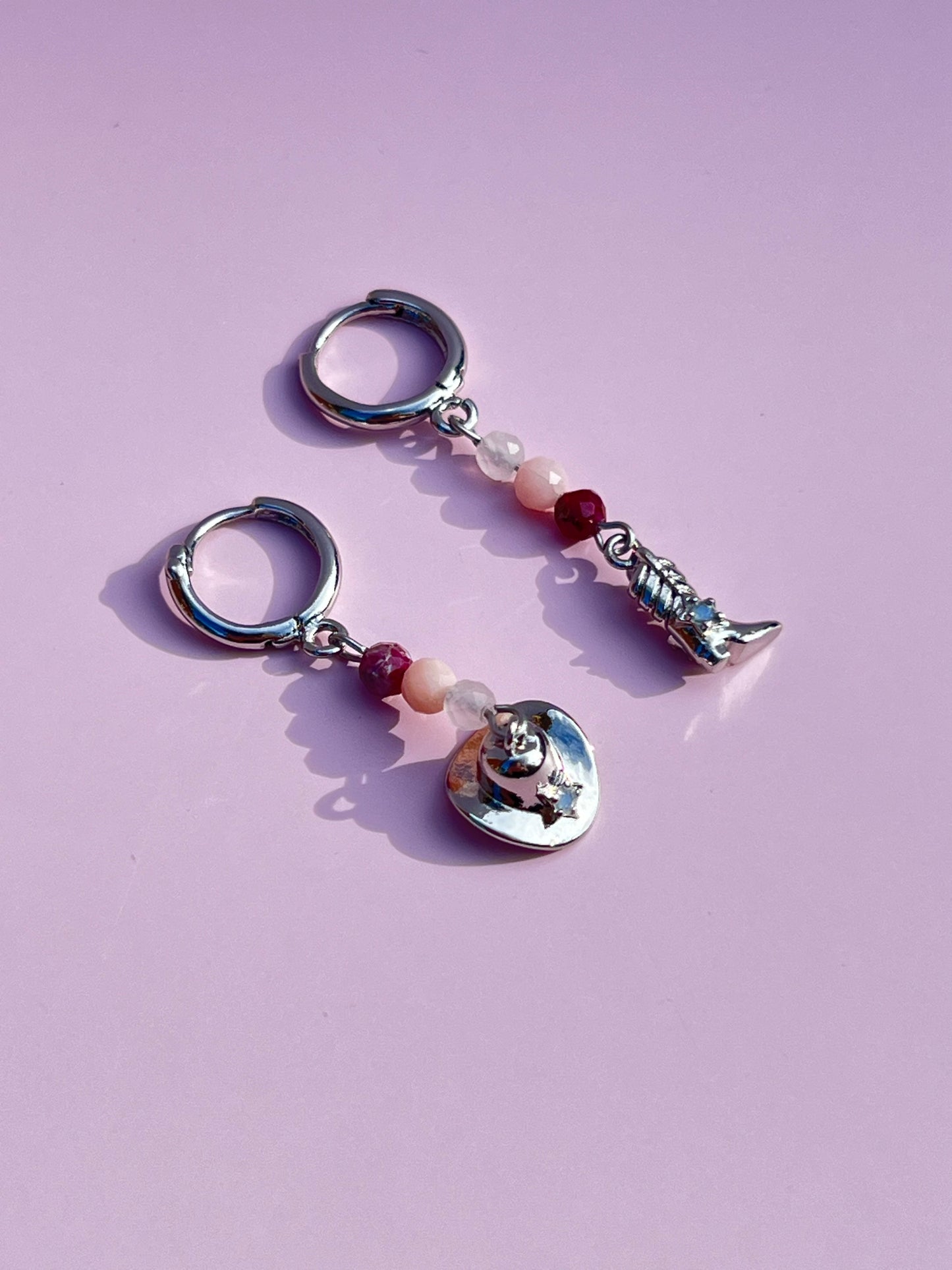 Pink Pony Club - Chappell Roan - Silver Earrings