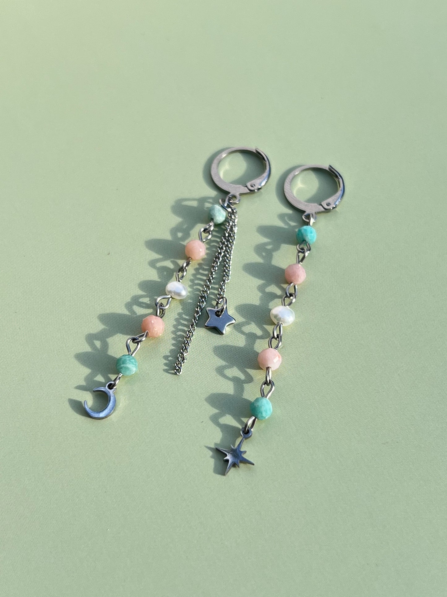 Trans Celestial Starburst Earrings