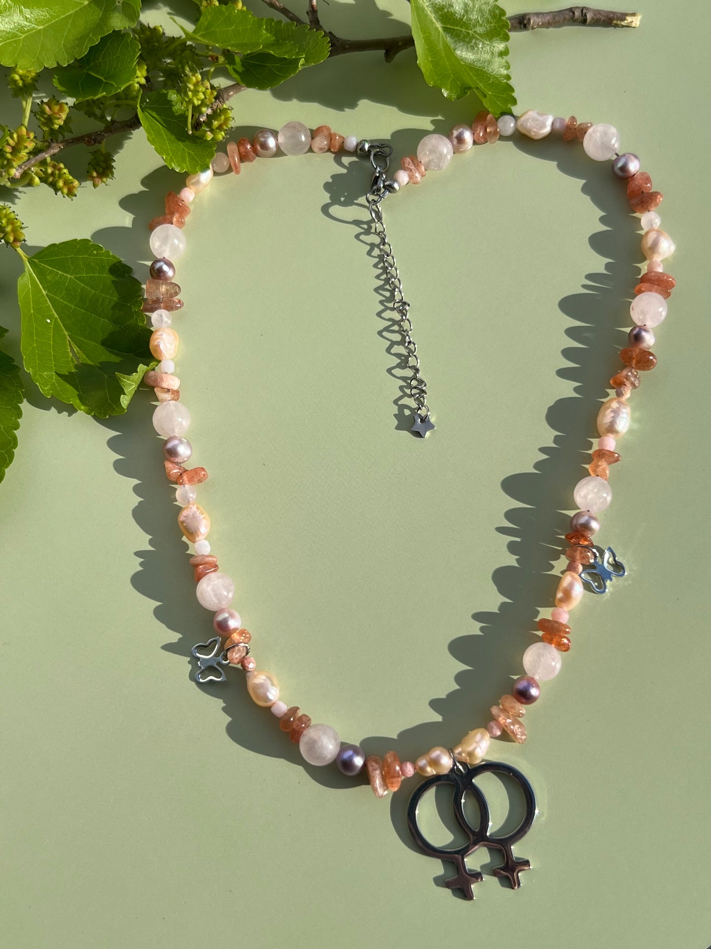 Sapphic Princess 🎀 Pearl Necklace - OOAK