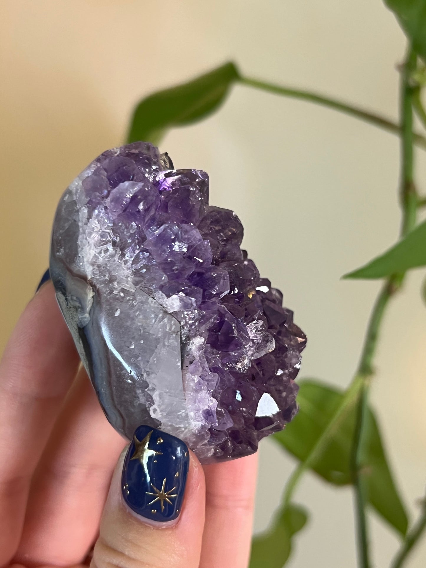 Amethyst Cluster Egg - U
