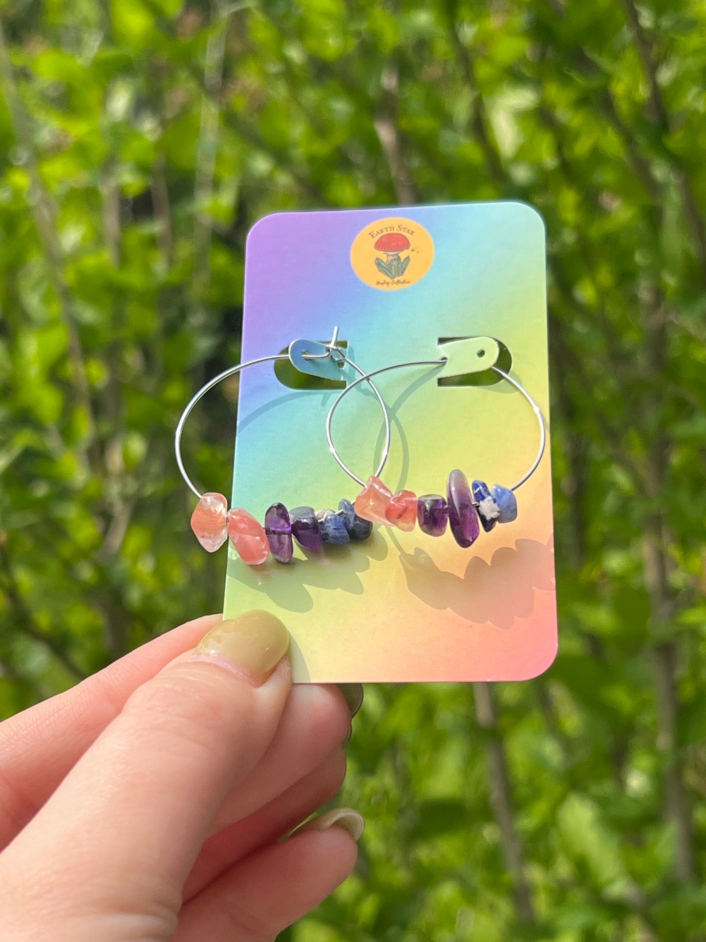 Bisexual Pride Flag Hoop Earrings