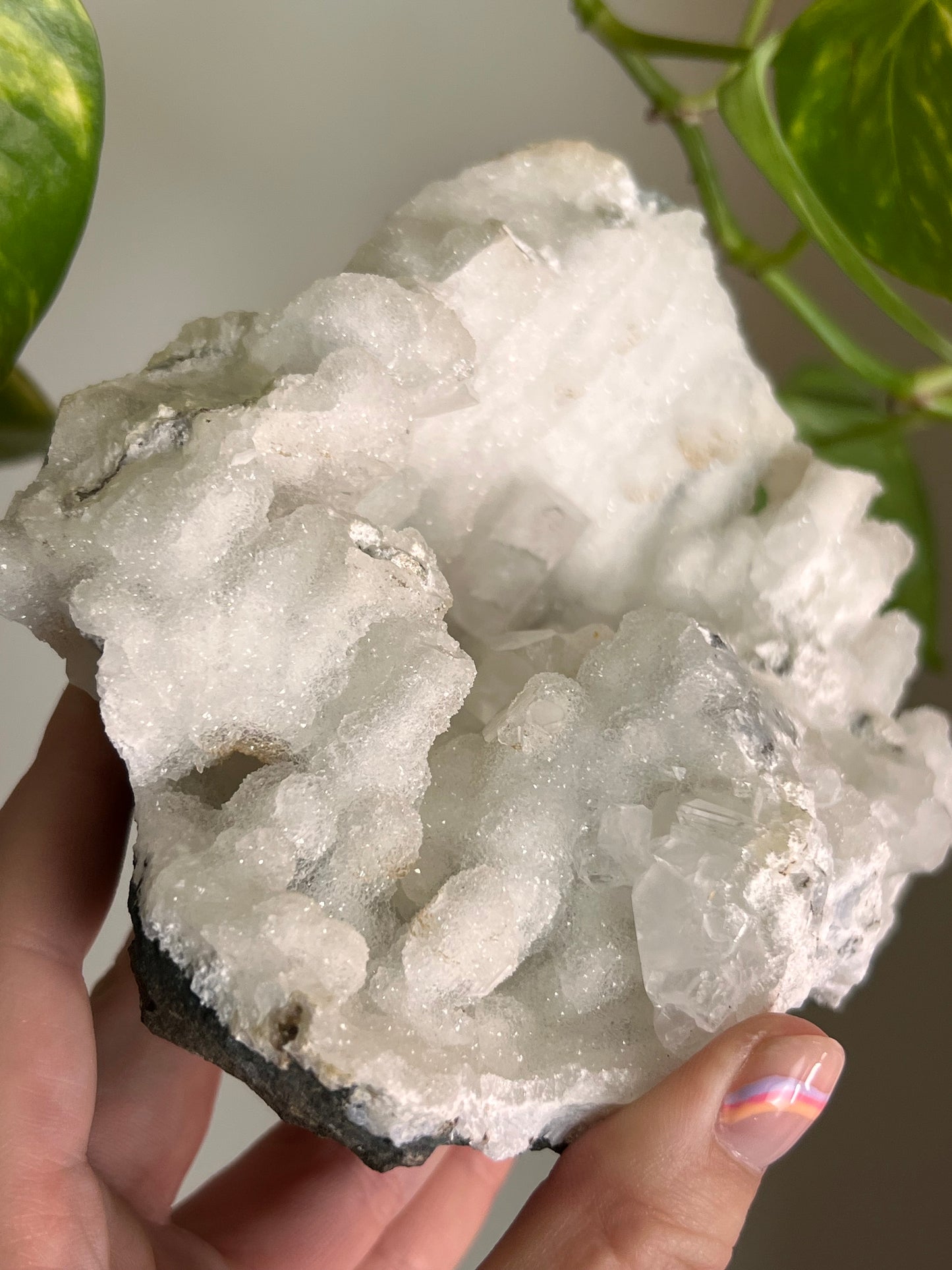 Chalcedony and Apophyllite Large Cluster 🪸