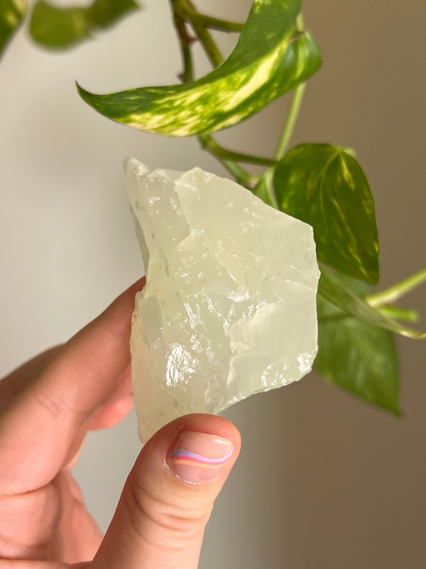 Green Calcite Raw