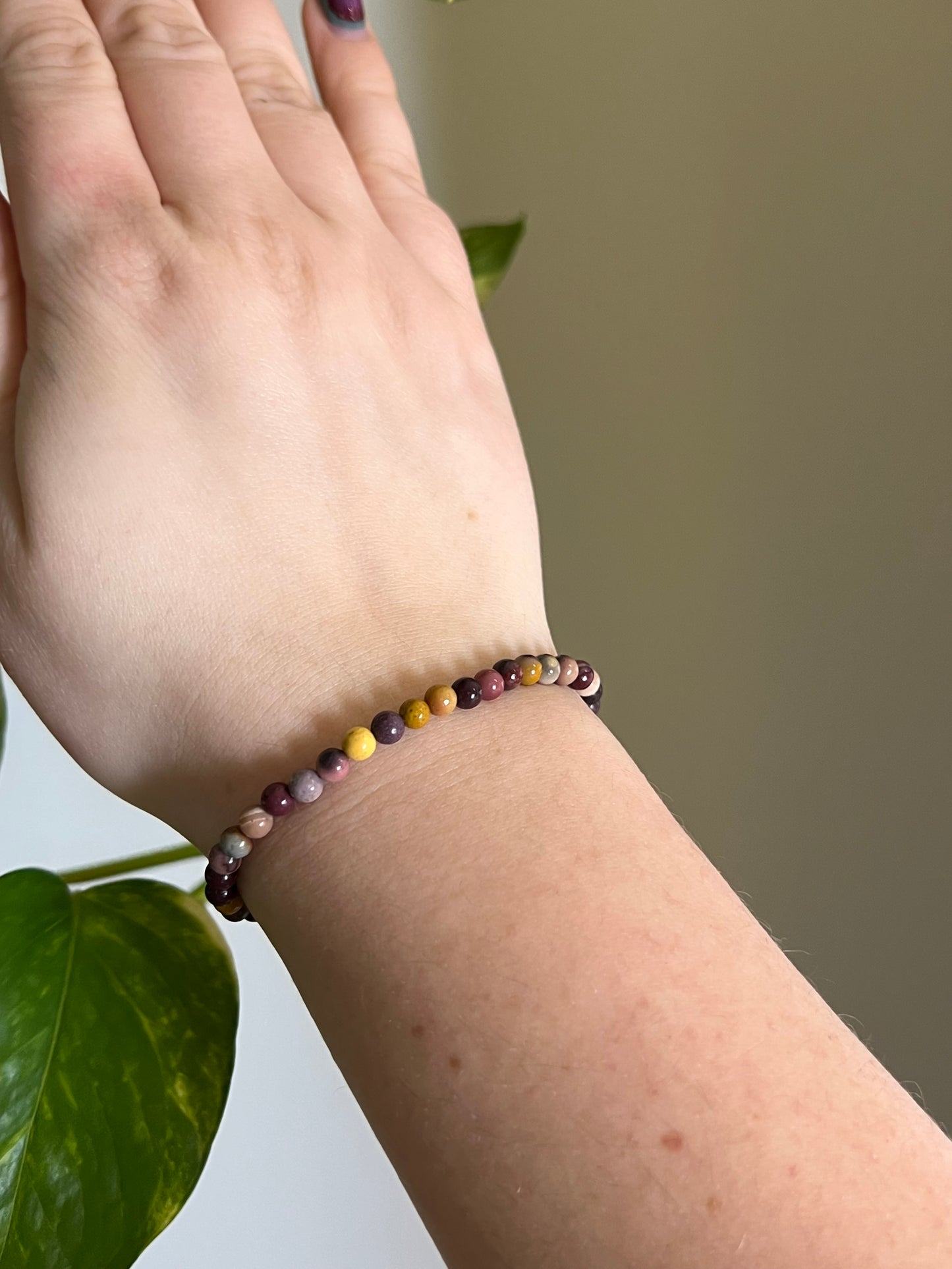 4mm Mookaite Jasper Bracelet