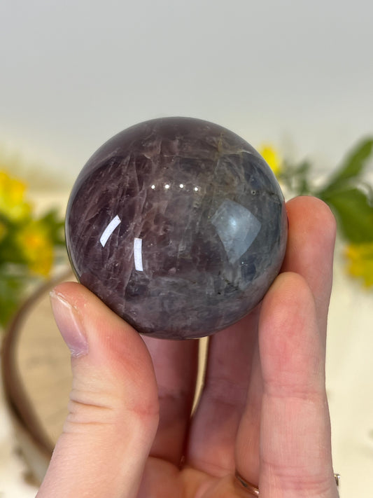 Purple Rose Quartz Sphere A/B