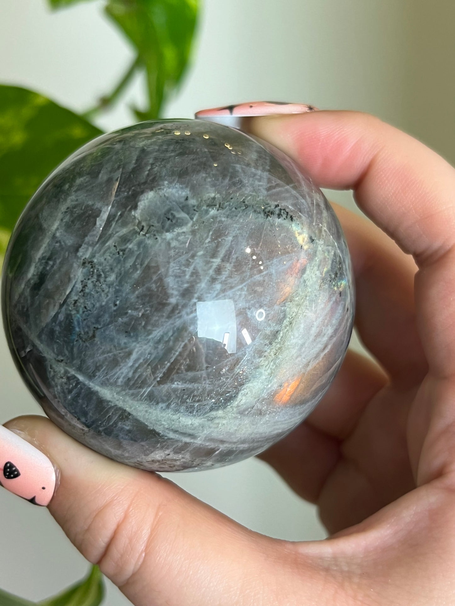 Sunset Labradorite Sphere