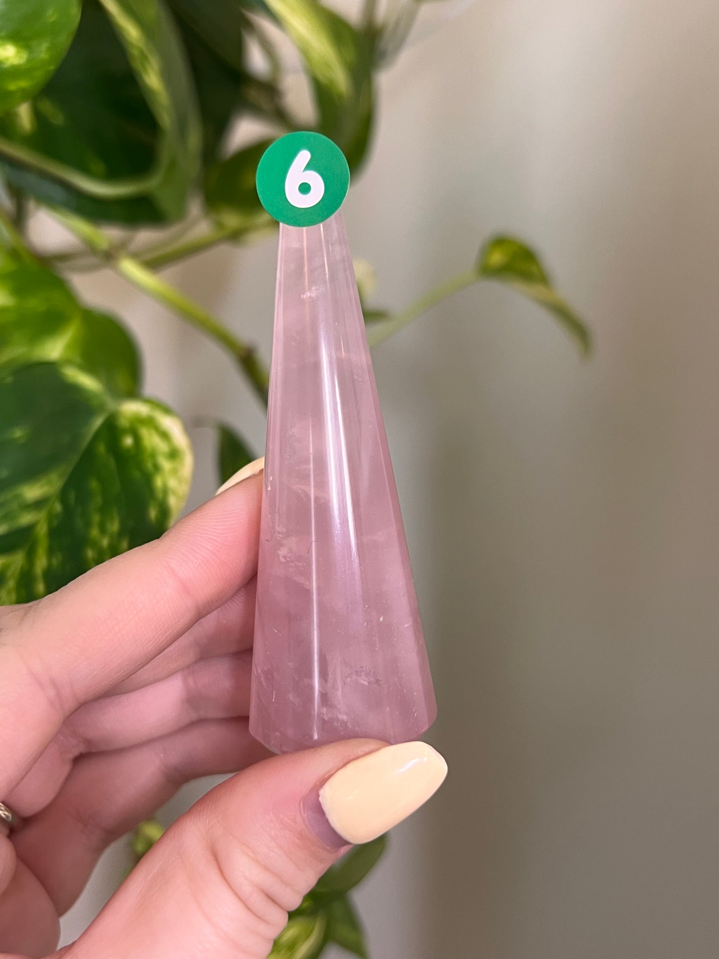 Rose Quartz Ring Holder - 6