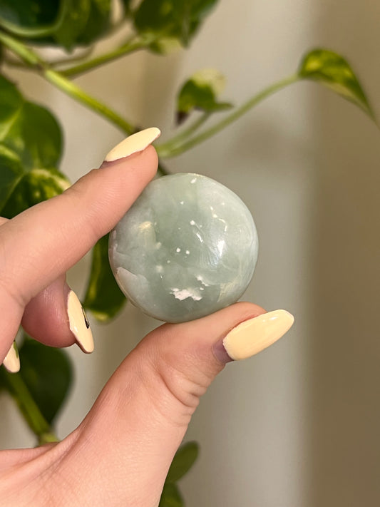 Grape Serpentine Button