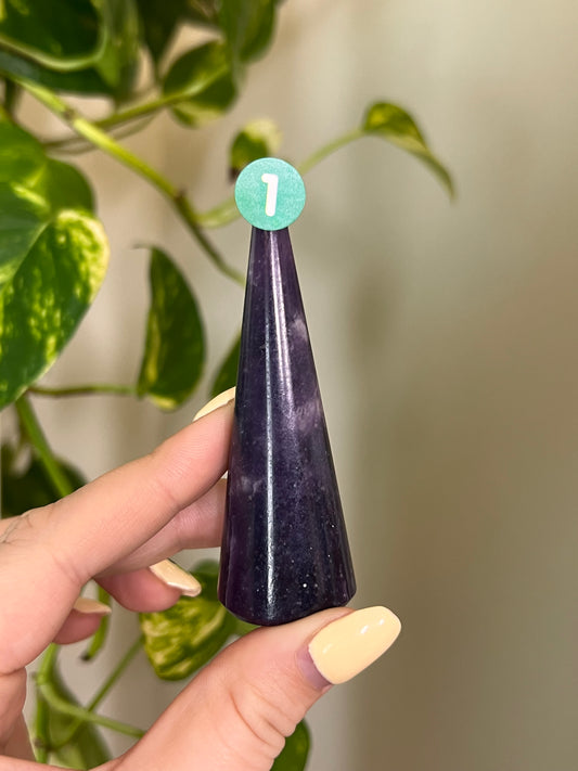 Lepidolite Ring Holder - 1