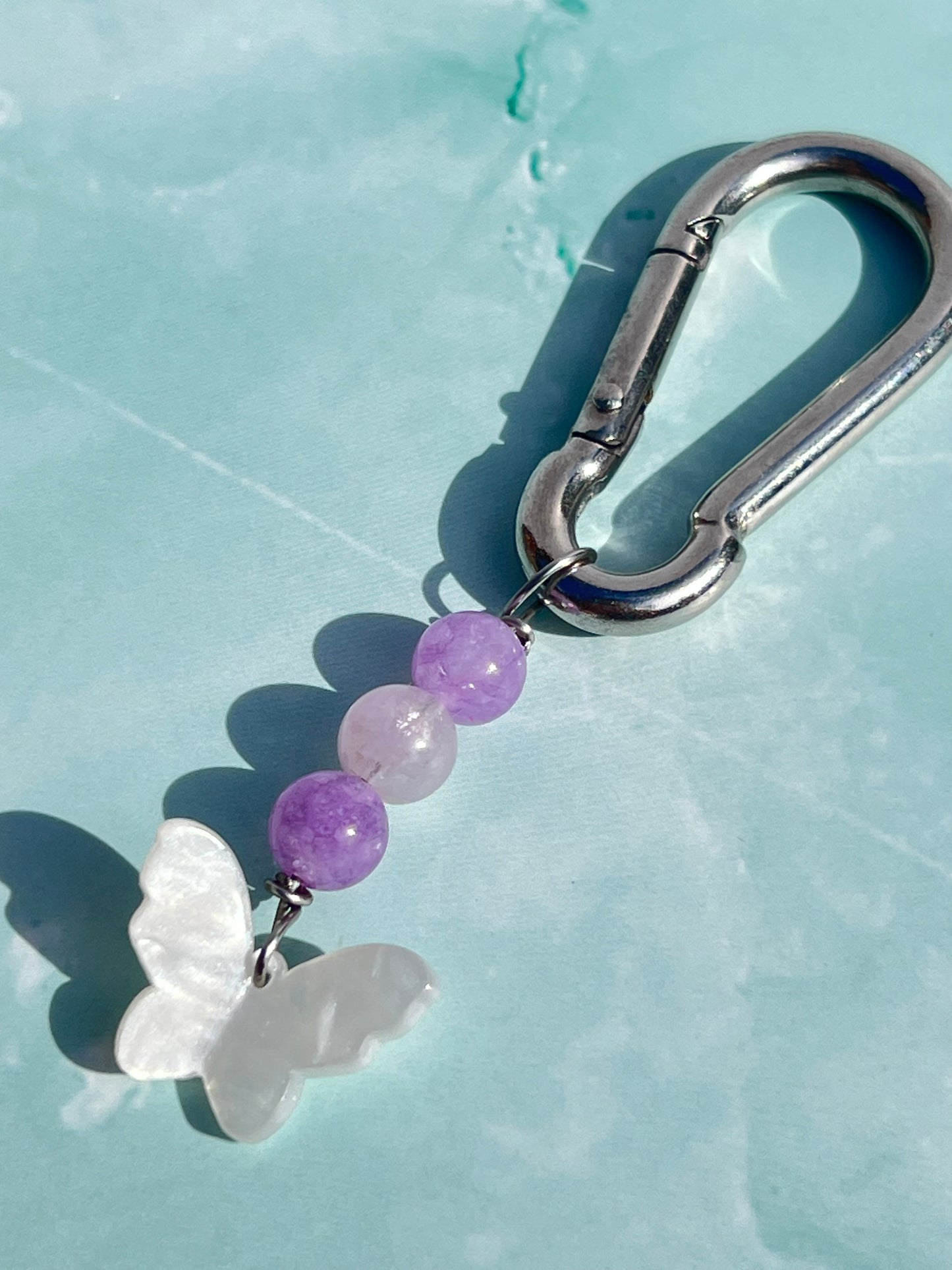 Pastel Babe Butterfly Carabiner 🦋