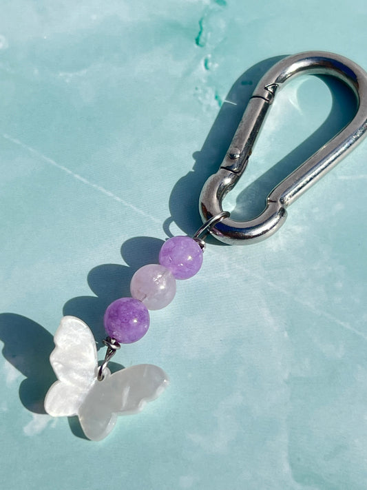 Pastel Babe Butterfly Carabiner 🦋