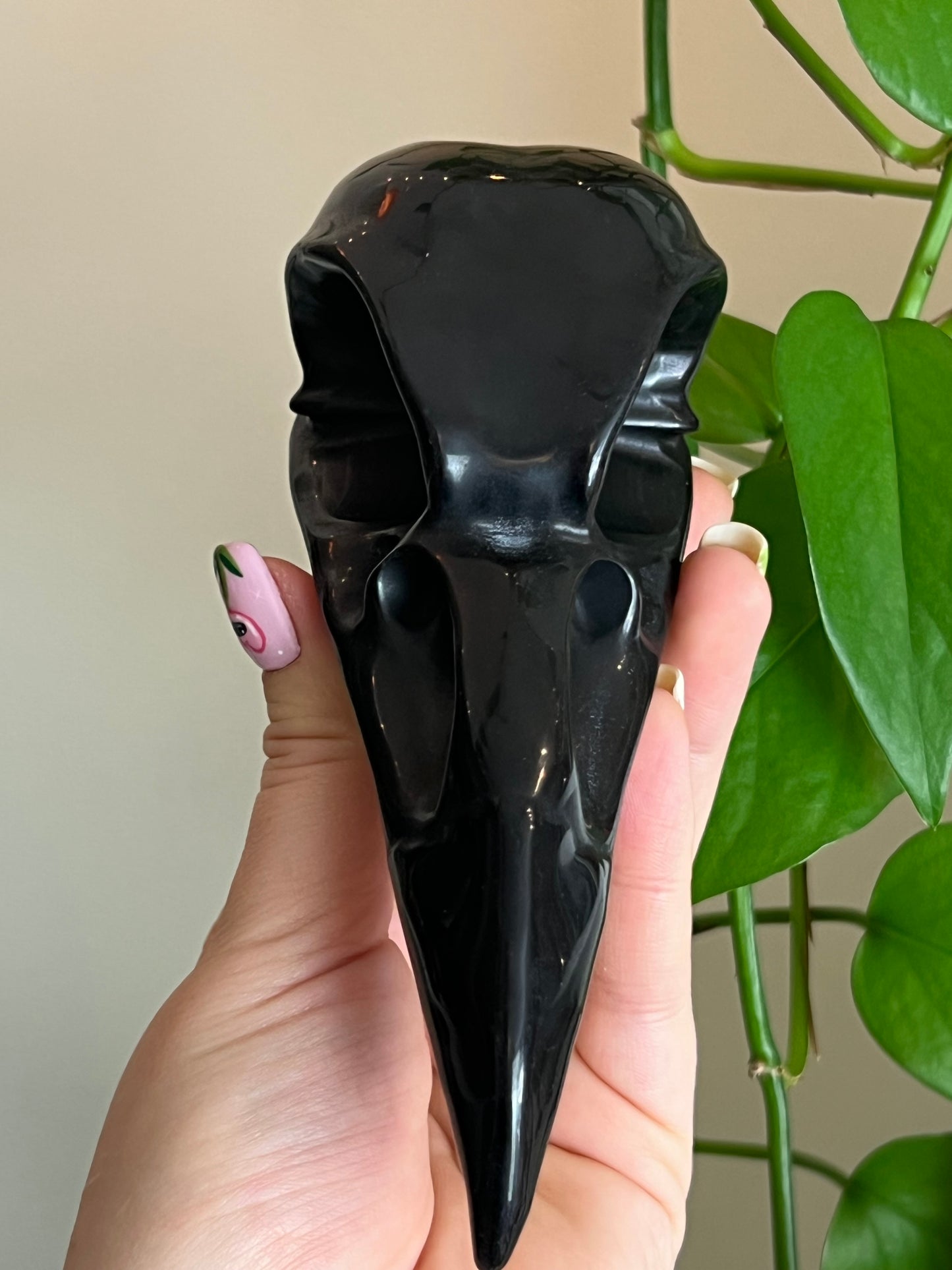 Black Obsidian Large Raven