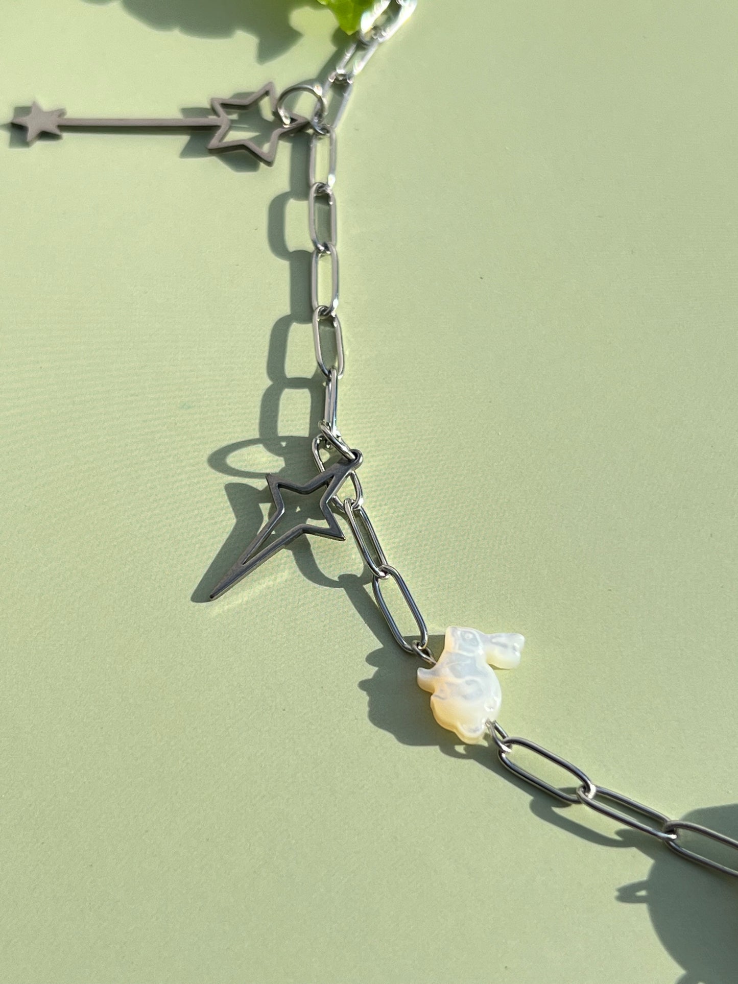 Redwine Supernova 🪄🐇 Chappell Roan Carabiner Charm Necklace