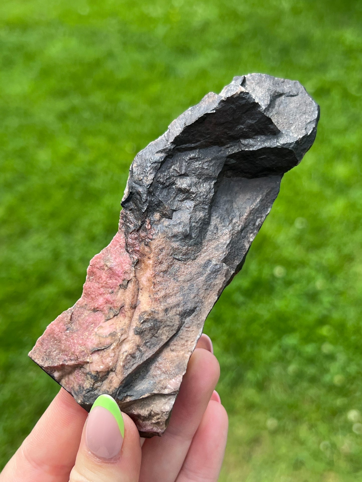 Pink Rhodonite Slab - Yukon 🇨🇦 - C