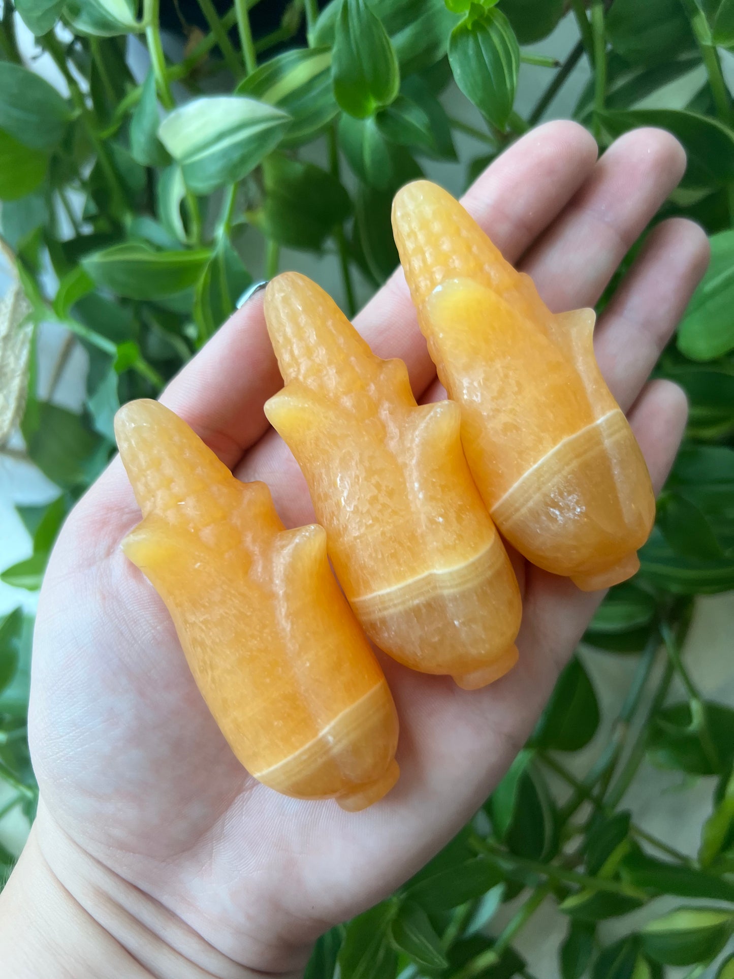 Orange Calcite Corn