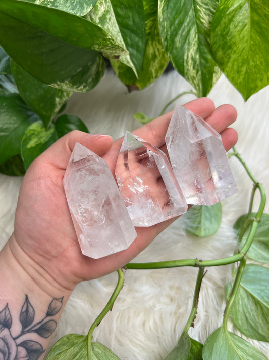 Clear Quartz Towers