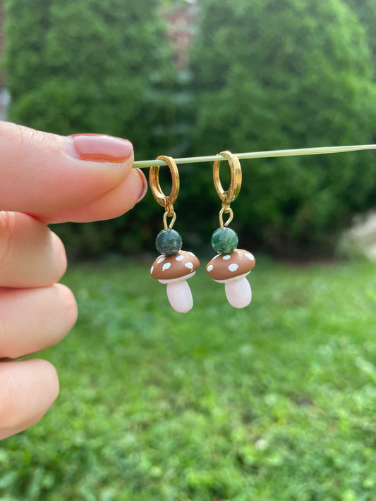 Mushroom Fairy Earrings